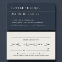Aesthetic Injector Office Appointment Reminder
