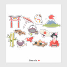 Aesthetic Japanese Japan Oriental Stickers