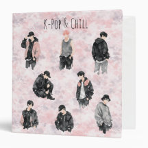 Aesthetic K-Pop Idols Silhouette