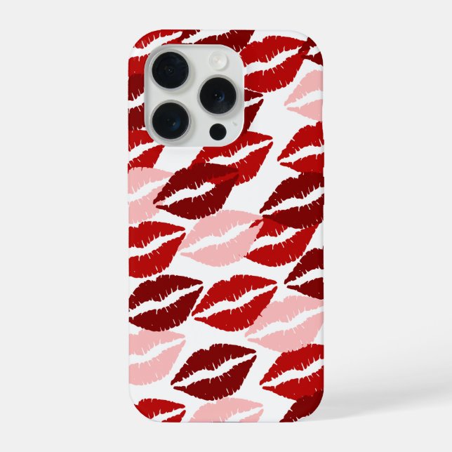 Aesthetic Lips Pattern Phone Case (Back)