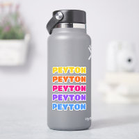 Aesthetic Name Sticker, Preppy Stickers