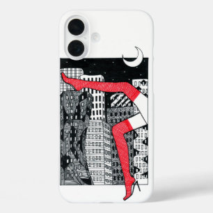 Aesthetic Night City iPhone 16 Plus Case - Cyberpu
