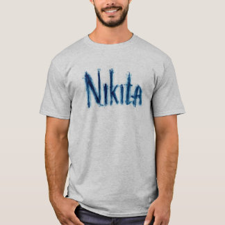 Aesthetic "Nikita" Personalised Script Art - Custo T-Shirt