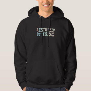 Aesthetic Nurse Cosmetic Future Nurse Registered N Hoodie