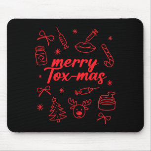 Aesthetic Nurse Injector Botox Er Xmas Merry Tox-m Mouse Pad