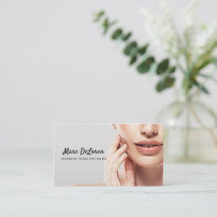 Aesthetic Nurse  Injector Cosmetic Surgeon Busines Business Card