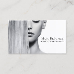 Aesthetic Nurse  Injector Cosmetic Surgeon Business Card