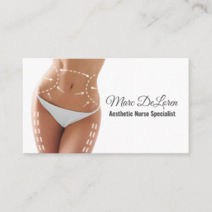 Aesthetic Nurse  Injector Cosmetic Surgeon Business Card