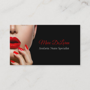 Aesthetic Nurse  Injector Cosmetic Surgeon Business Card