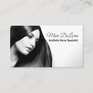 Aesthetic Nurse  Injector Cosmetic Surgeon Business Card