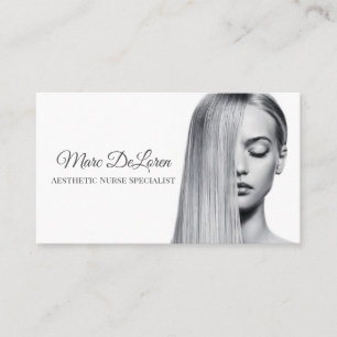 Aesthetic Nurse  Injector Cosmetic Surgeon Business Card