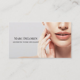 Aesthetic Nurse  Injector Cosmetic Surgeon Business Card