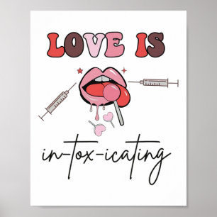 Aesthetic Nurse Injector Valentine Filler Dysport  Poster