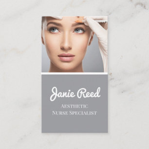 Aesthetic Nurse Specialist Injector Business Card