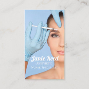 Aesthetic Nurse Specialist Injector Business Card