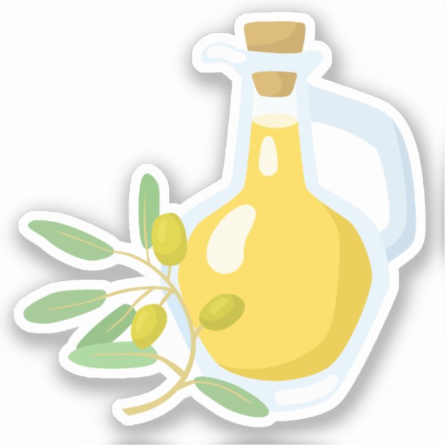 Aesthetic Olive Oil and Olive Vine (Front)