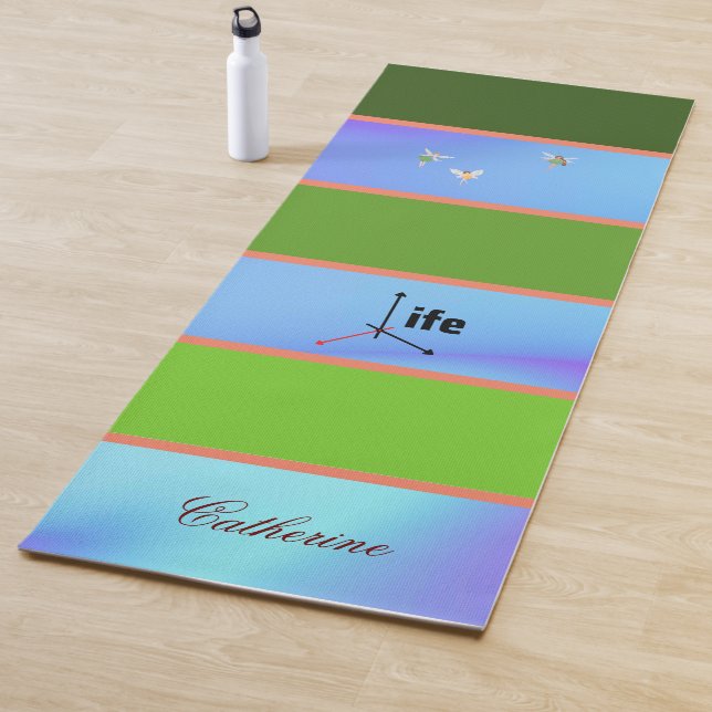 Aesthetic Pastel Colour Custom Yoga Mat (In Situ)
