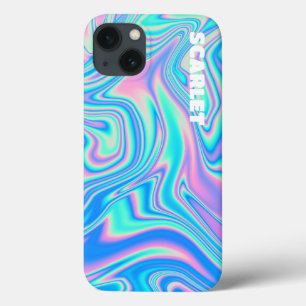 Aesthetic Phone Case, Holographic iPhone 13 Case