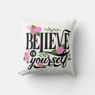 Aesthetic Pillow Positive Manifestation Quote
