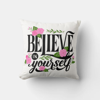Aesthetic Pillow Positive Manifestation Quote 