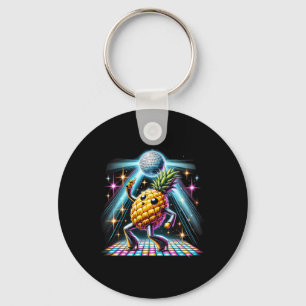 Aesthetic Pineapple Disco Dancer Spooky Dance Kids Key Ring