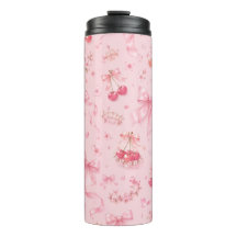 Aesthetic Pink Girly Tumbler