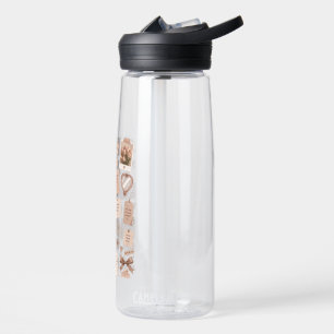 Aesthetic Pink Scrapbook Mood Board Clear Water Bo Bottle