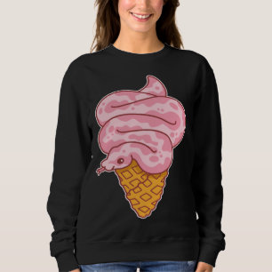 Aesthetic Pink Snake Ice Cream Sweatshirt