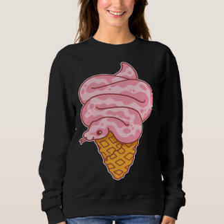 Aesthetic Pink Snake Ice Cream Sweatshirt