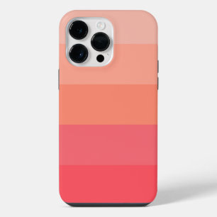 Aesthetic Pinky Peach Palette Stripe Colour Block iPhone 14 Pro Max Case