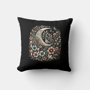 Aesthetic Retro Goblincore And Cottagecore Mushroo Cushion