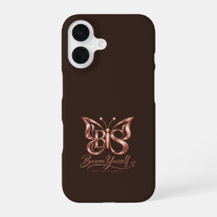 Aesthetic Rich Espresso Brown iPhone 16 Case Qui
