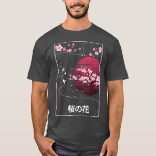 Aesthetic Sakura Japanese Flower Cherry Blossom Ja T-Shirt