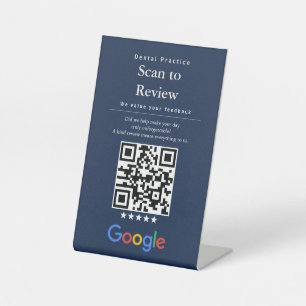 Aesthetic Scan to Review Event QR Code Sign  