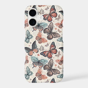 Aesthetic Scandi Boho Butterfly Pattern