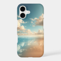 Aesthetic Sky Reflection on Calm Water - Dreamy Bl