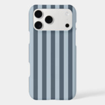 Aesthetic Slate Blue Stripes Minimalist Pattern