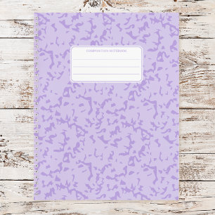 Aesthetic Soft Pastel Marble Composition Notebook