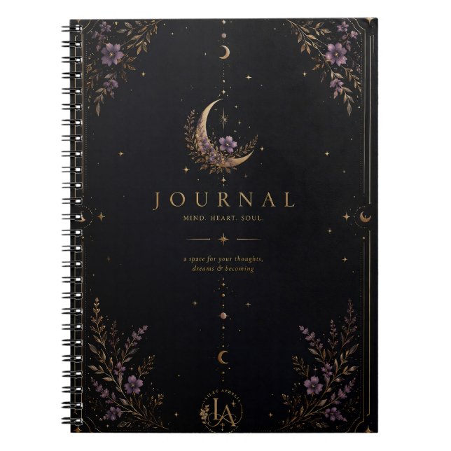 Aesthetic Spiral Notebook/Journal Notebook (Front)