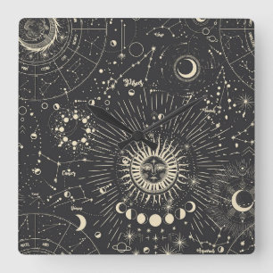 Aesthetic Square Wall Clock