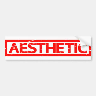 Aesthetic Stamp Bumper Sticker