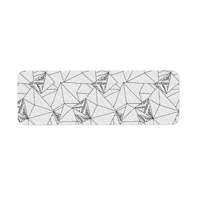 Aesthetic Student Planner | Custom Journal Return Address Label (Front)