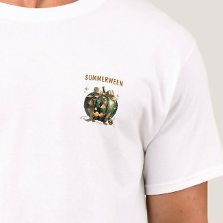 Aesthetic Summerween Spooky Jack O'Lantern T-Shirt