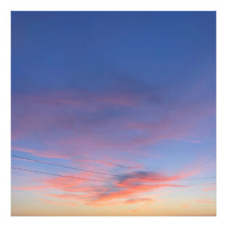Aesthetic Sunset Scenery Photo Enlargements Print