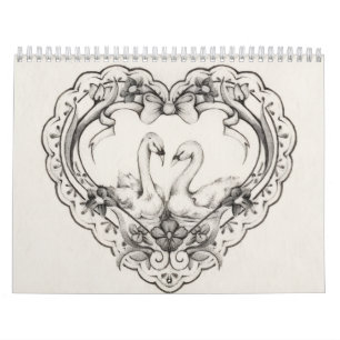 Aesthetic Swan Calendar