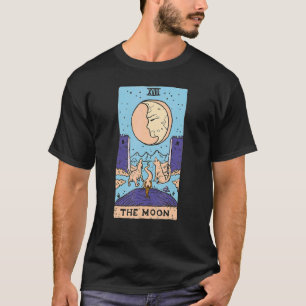 Aesthetic The Moon Tarot Card T-Shirt