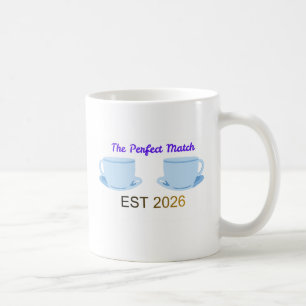 Aesthetic The Perfect Match Desi Wedding Coffee Mug