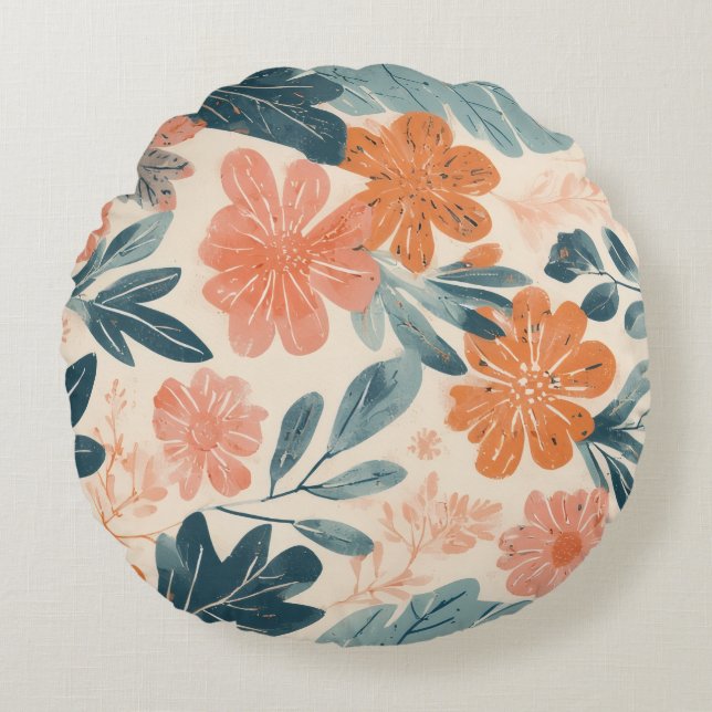 Aesthetic & Timeless Round Pillow (Front)