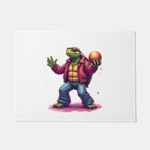 Aesthetic Turtle Disco T-Shirt Doormat