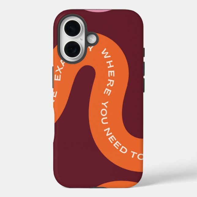 Aesthetic Typography Case-Mate iPhone Case (Back)